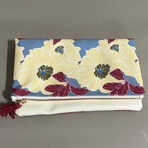 Rachel Pally Blue and Yellow Floral Clutch